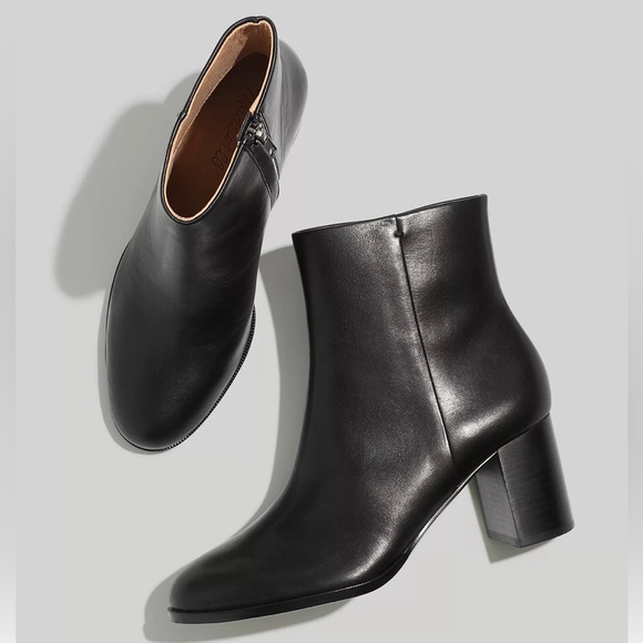 Madewell Mira Side-Seam Ankle Boot in Leather - Picture 3 of 5
